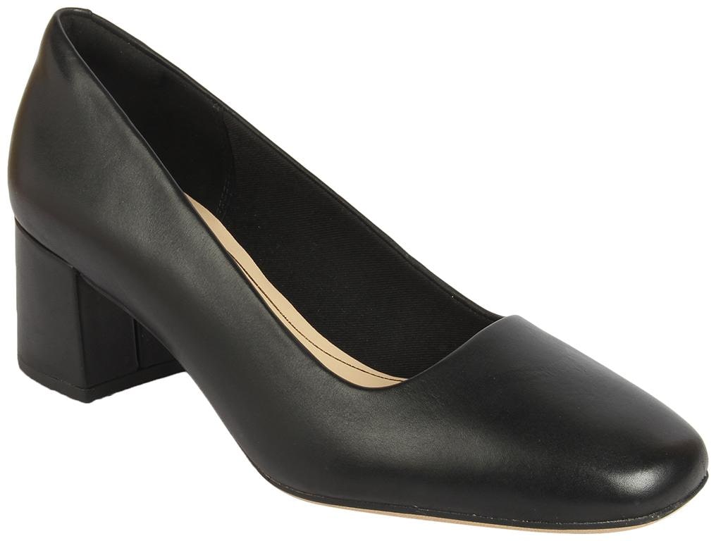 

Clarks Women Black Heeled Sandals