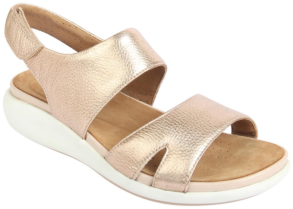 

Clarks Women Gold Sandals