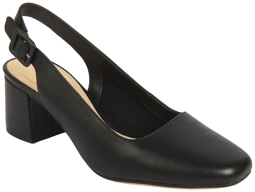 

Clarks Women Black Heeled Sandals