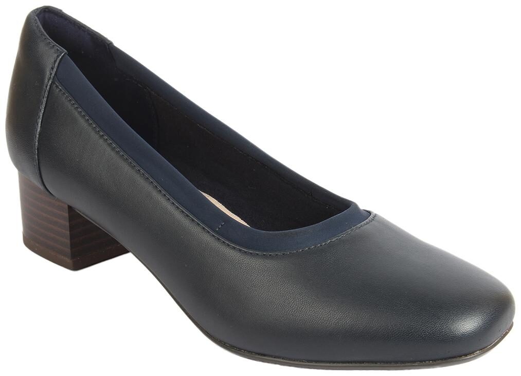 

Clarks Women Navy Blue Heeled Sandals