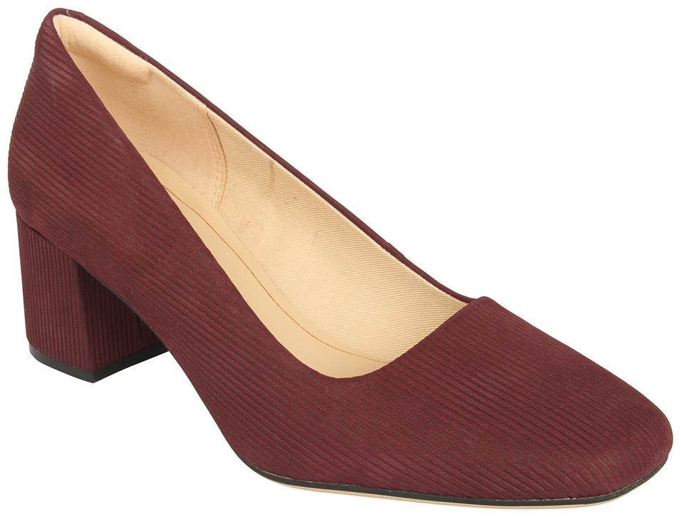 

Clarks Women Burgundy Heeled Sandals