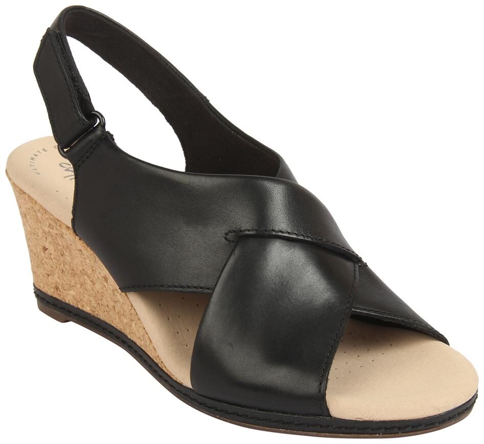 

Clarks Women Black Heeled Sandals