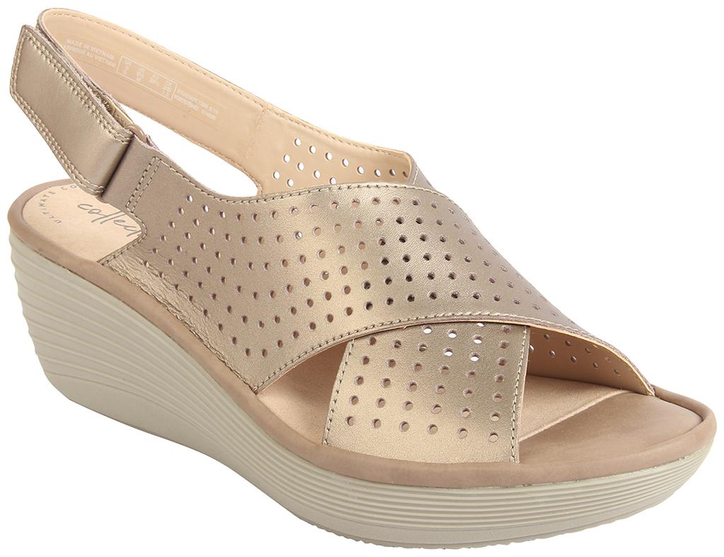 

Clarks Women Silver Heeled Sandals