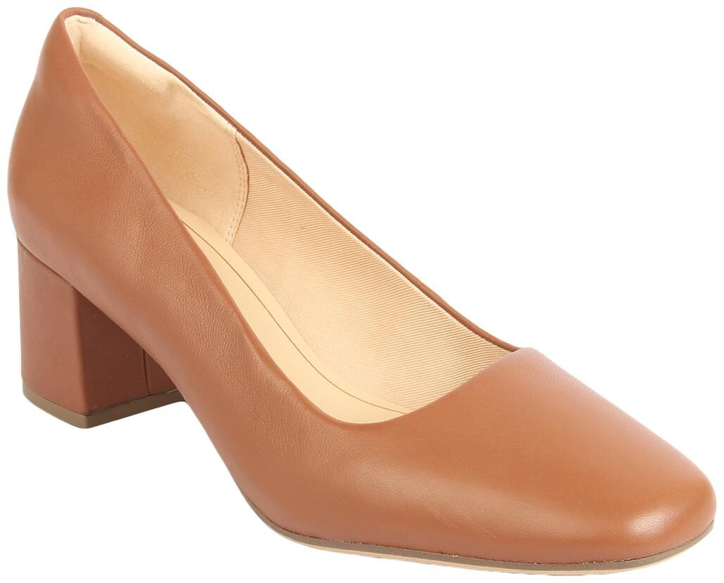 

Clarks Women Tan Heeled Sandals