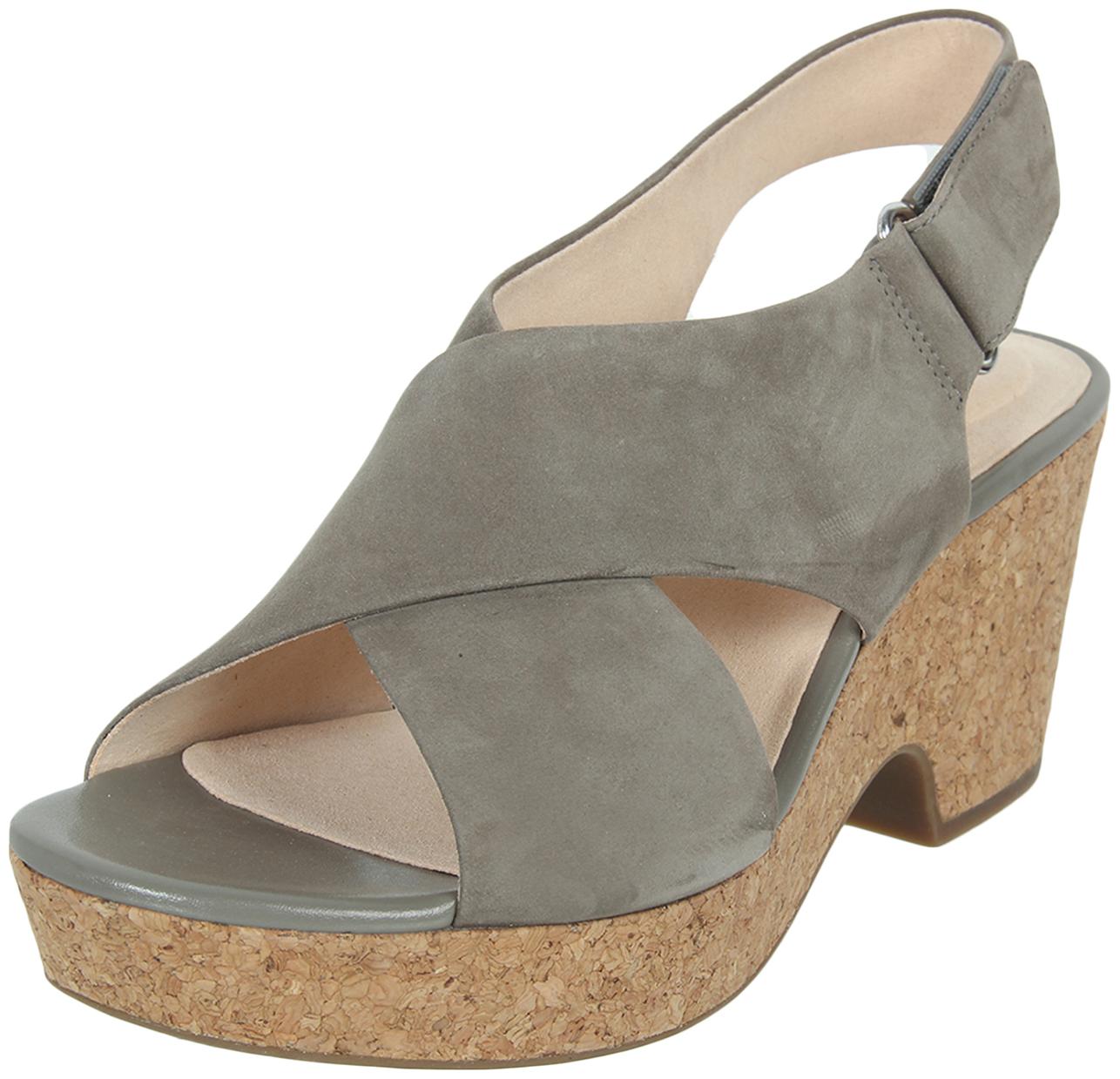 

Clarks Women Green Wedges