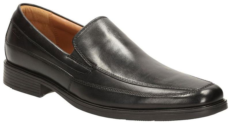 

Clarks Men Tilden Free Black Leather Formal Shoes