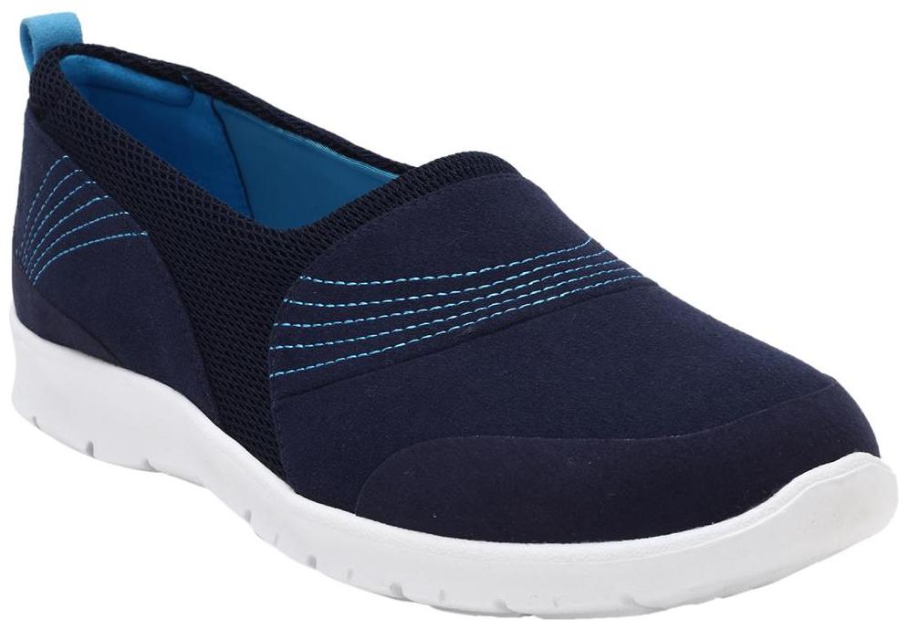 

Clarks Women Navy Blue Slip-On Shoes