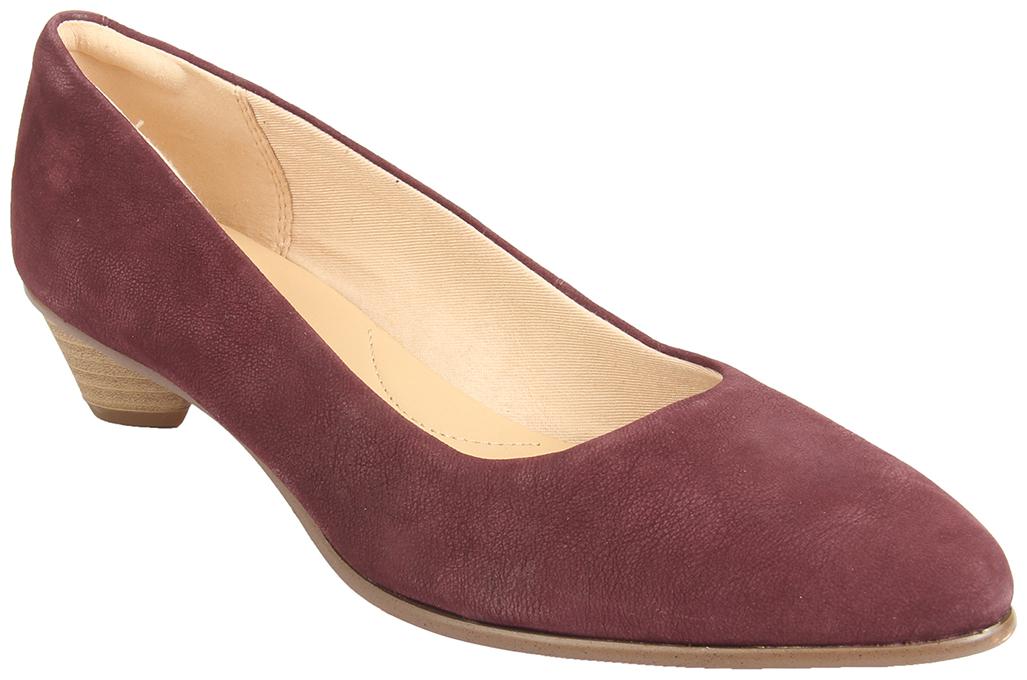 

Clarks Women Burgundy Heeled Sandals