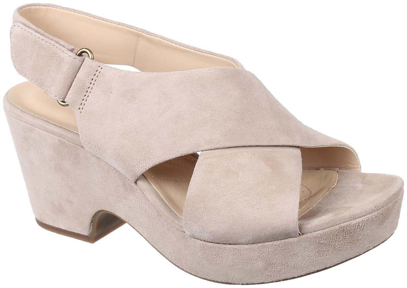 

Clarks Women Grey Heeled Sandals