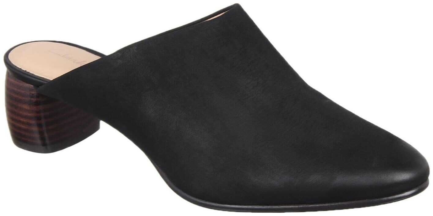 

Clarks Women Black Heeled Sandals