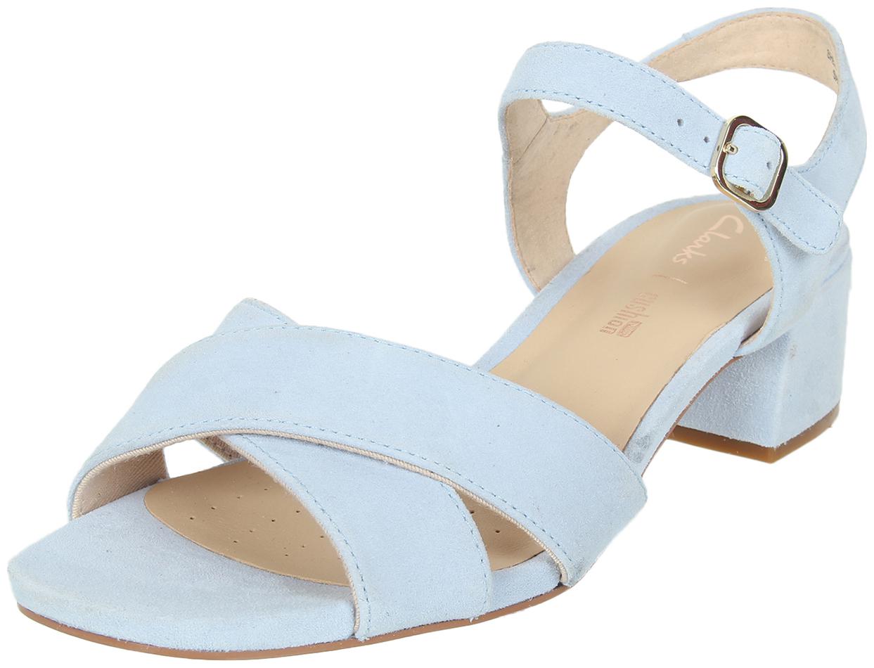 

Clarks Women Blue Heeled Sandals