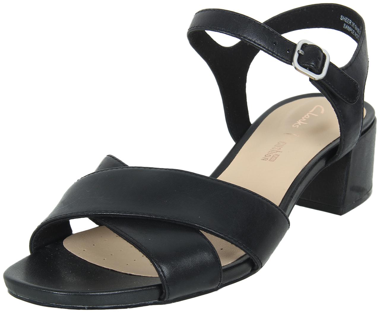 

Clarks Women Black Heeled Sandals