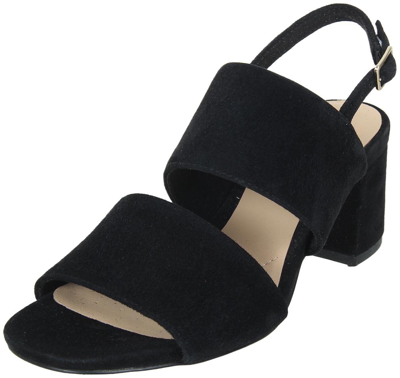 

Clarks Women Black Heeled Sandals