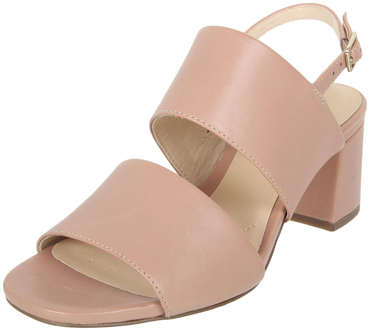 

Clarks Women Beige Heeled Sandals