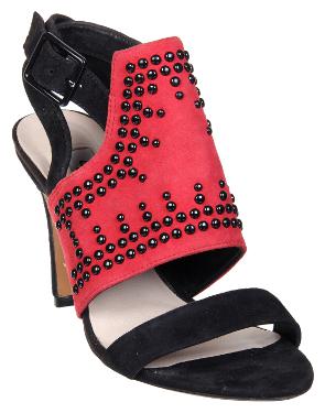 

Clarks Shola Curtain Red Combi Heels For Women