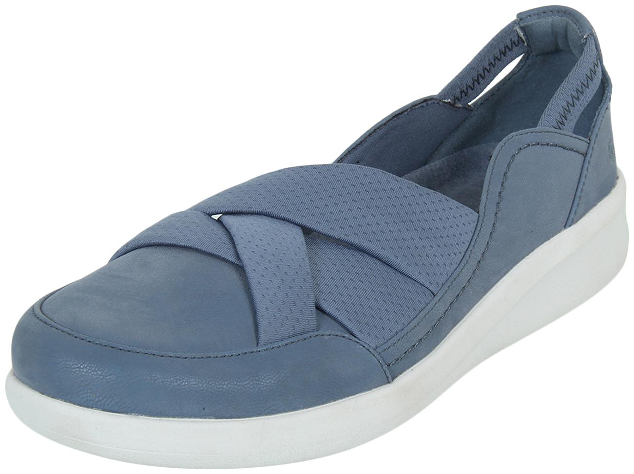 

Clarks Women Blue Slip-On Shoes