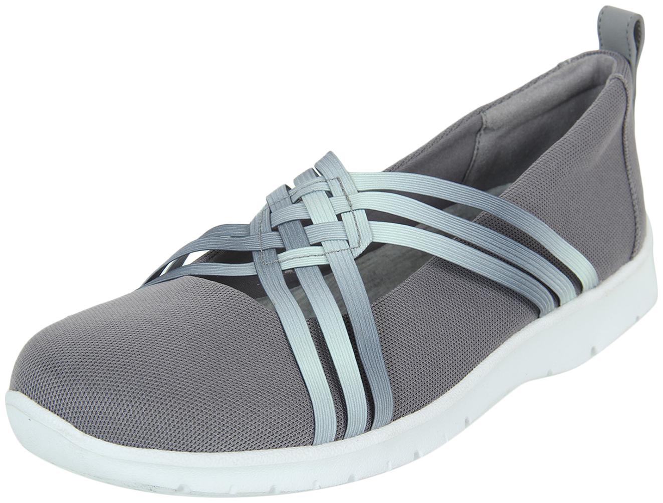 

Clarks Women Grey Slip-On Shoes