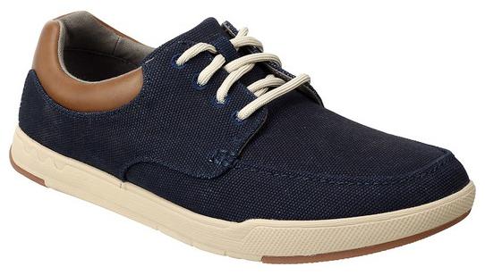 

Clarks Men Navy Blue Classic Sneakers