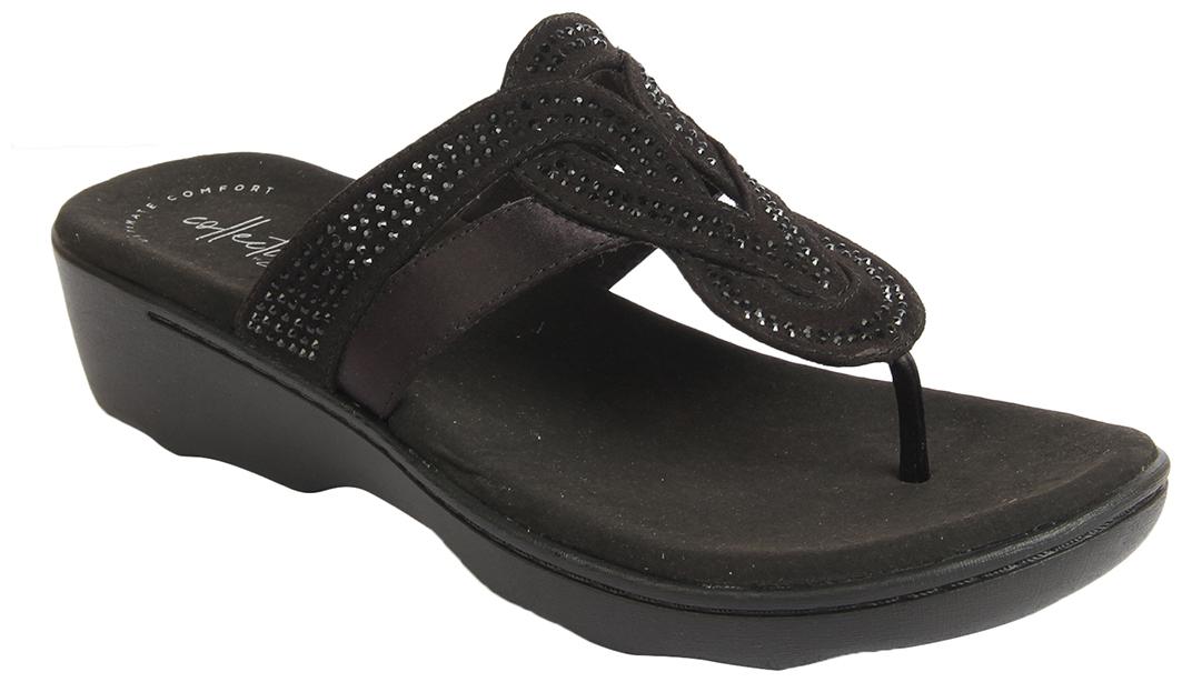 

Clarks Synthetic Solid Black Casual Slippers For Women