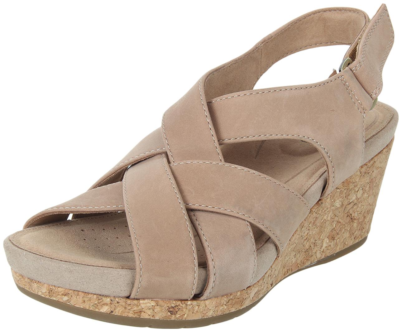 

Clarks Women Beige Wedges