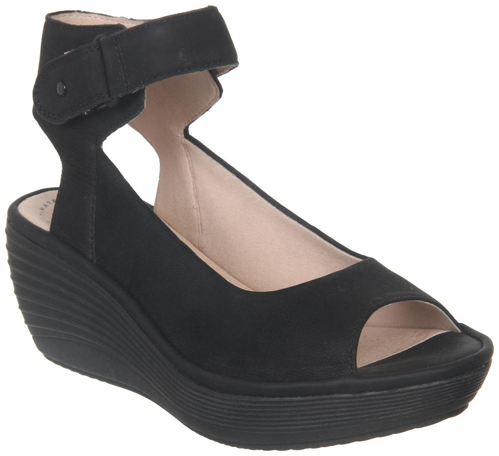

Clarks Women Black Wedges