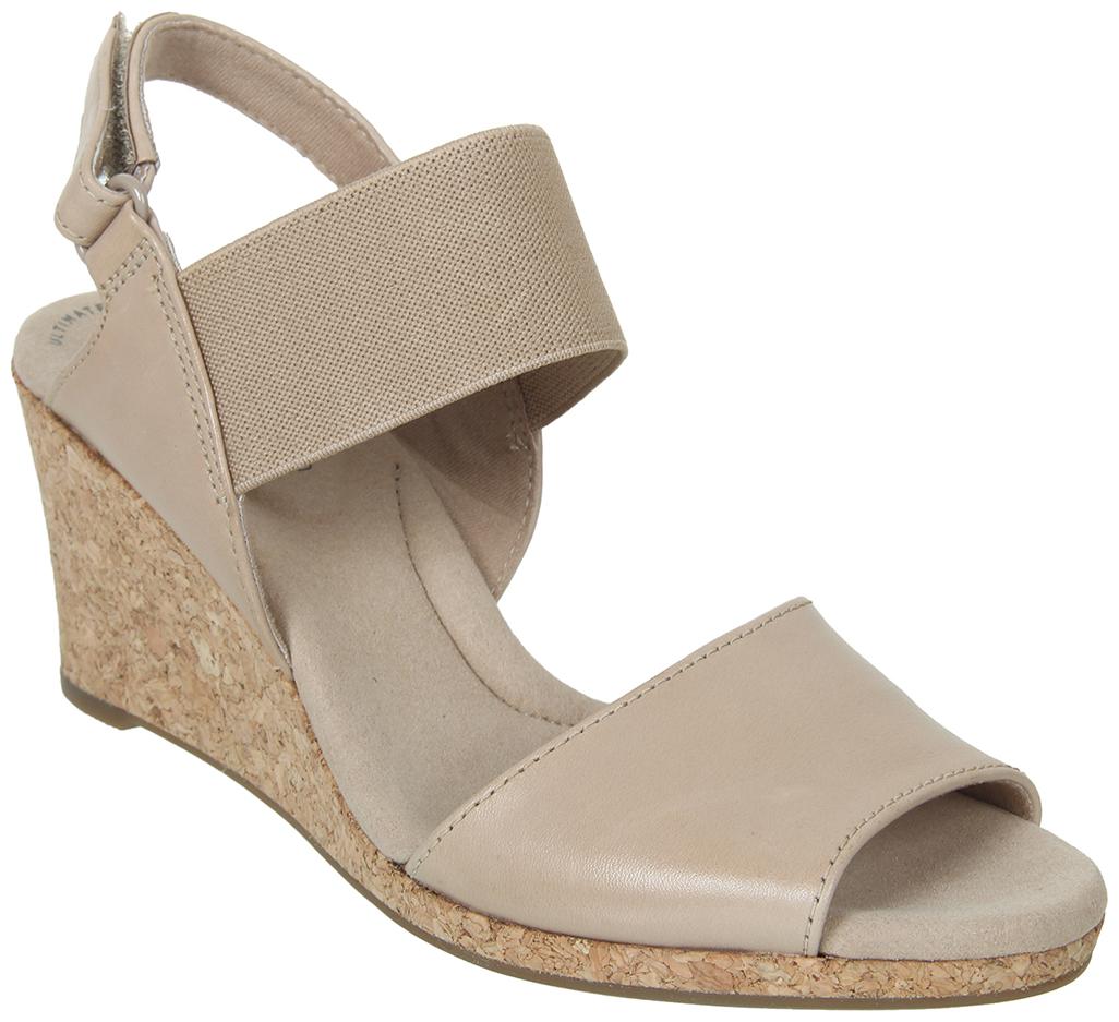 

Clarks Women Beige Wedges