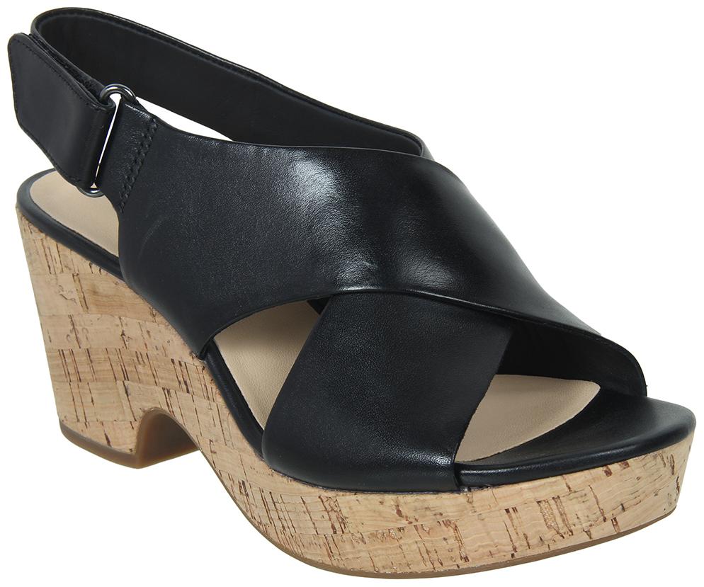 

Clarks Women Black Wedges