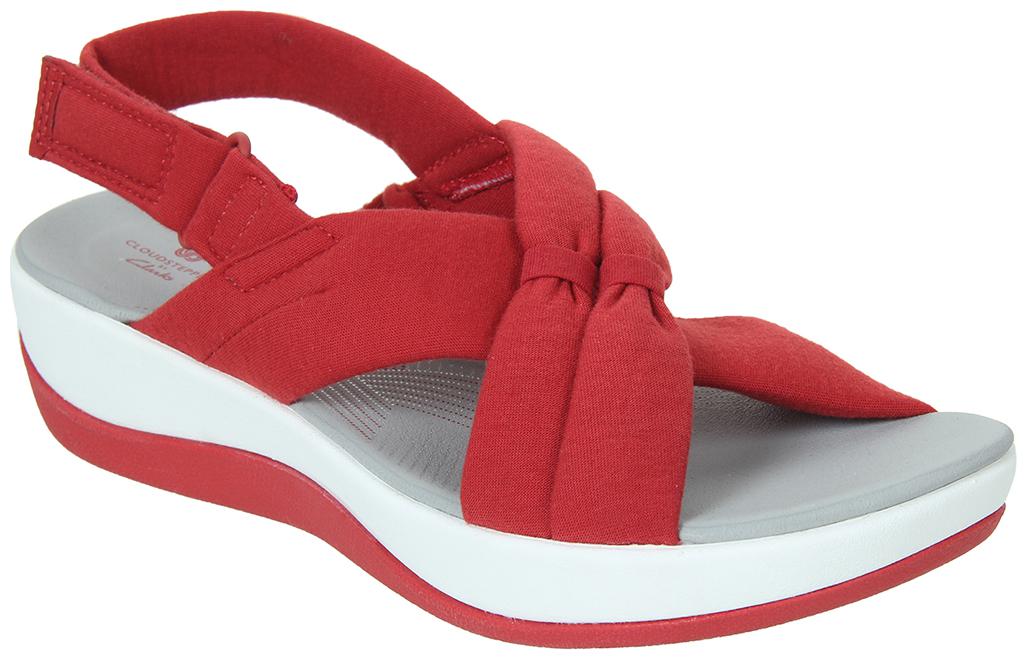 

Clarks Women Red Wedges