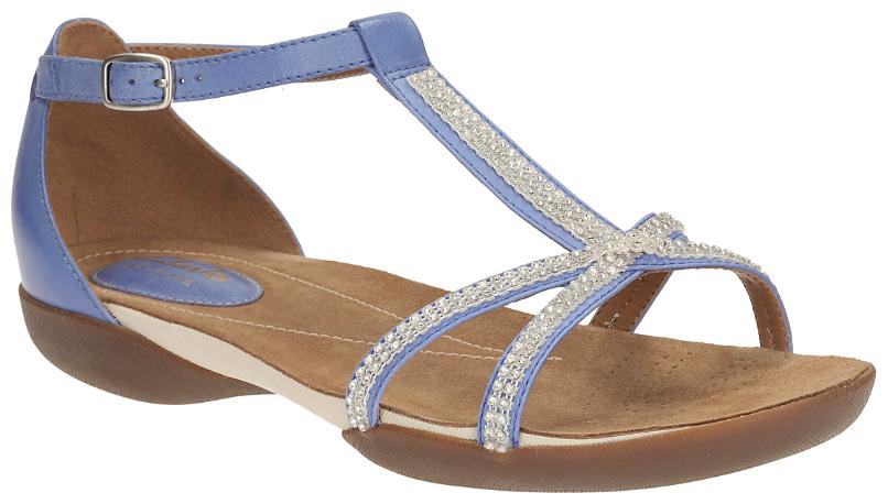 

Clarks Women Blue Sandals