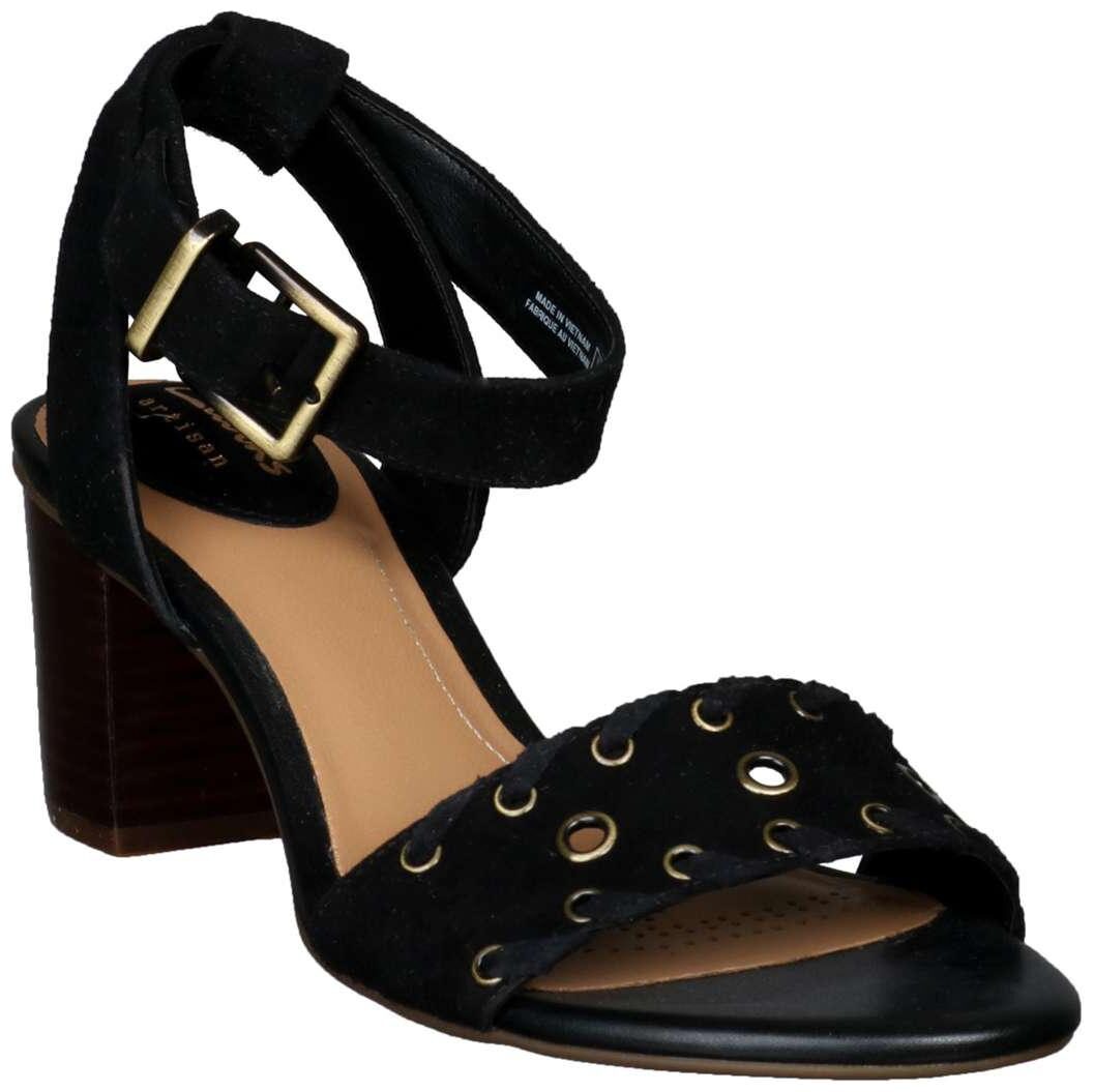 

Clarks Women Black Heeled Sandals