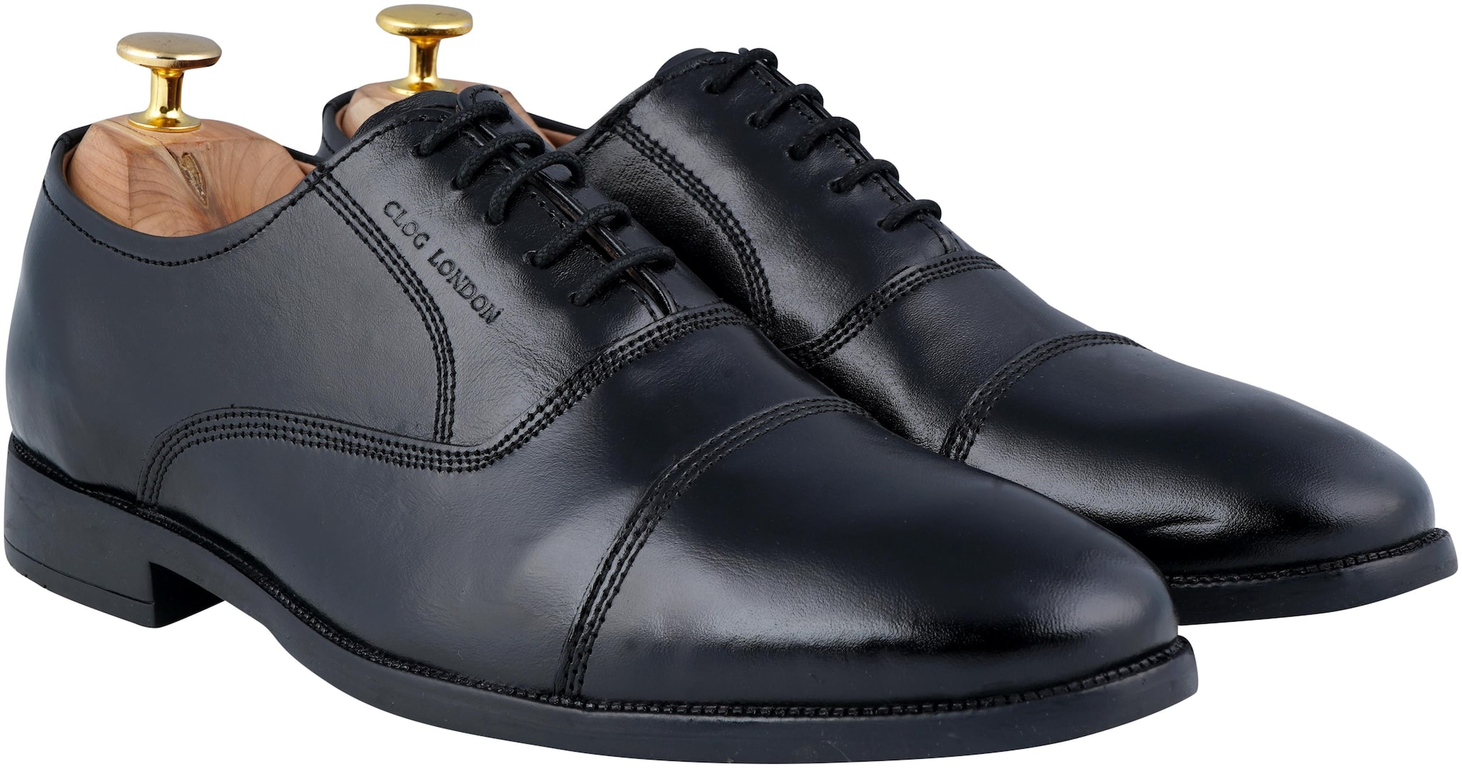

CLOG LONDON Men Black Derby Formal Shoes - 20009 BK 8