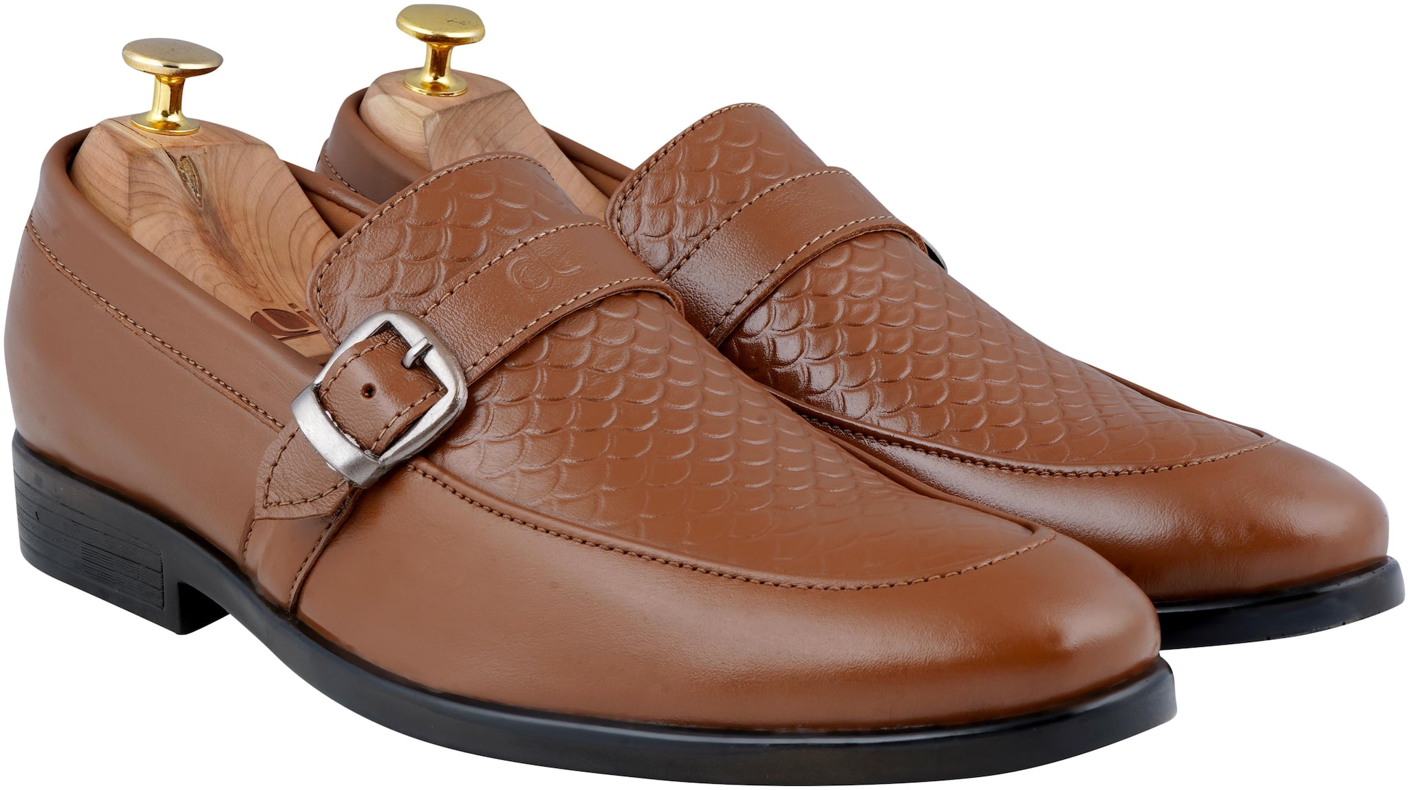 

CLOG LONDON Men Tan Slip-On Formal Shoes - 20001 TAN 9