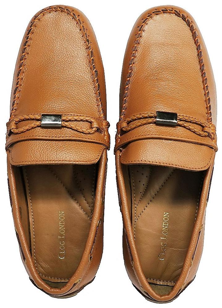 

CLOG LONDON Men Tan Loafers - CL20054