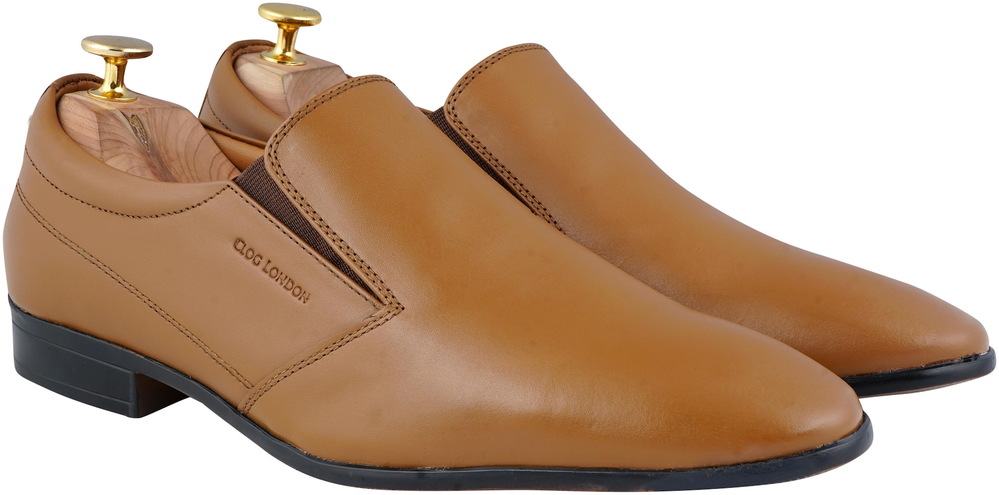 

CLOG LONDON Men Tan Slip-On Formal Shoes - 18014 TAN 6