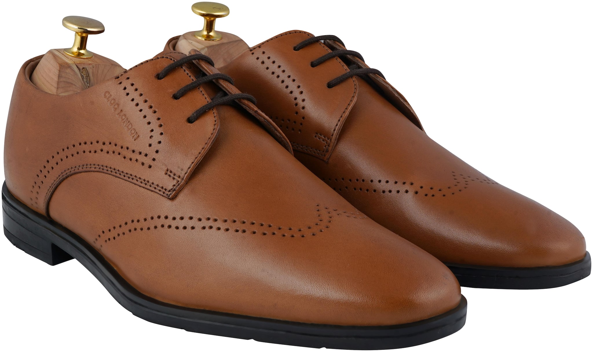 

CLOG LONDON Men Tan Derby Formal Shoes - 18018 TAN 6