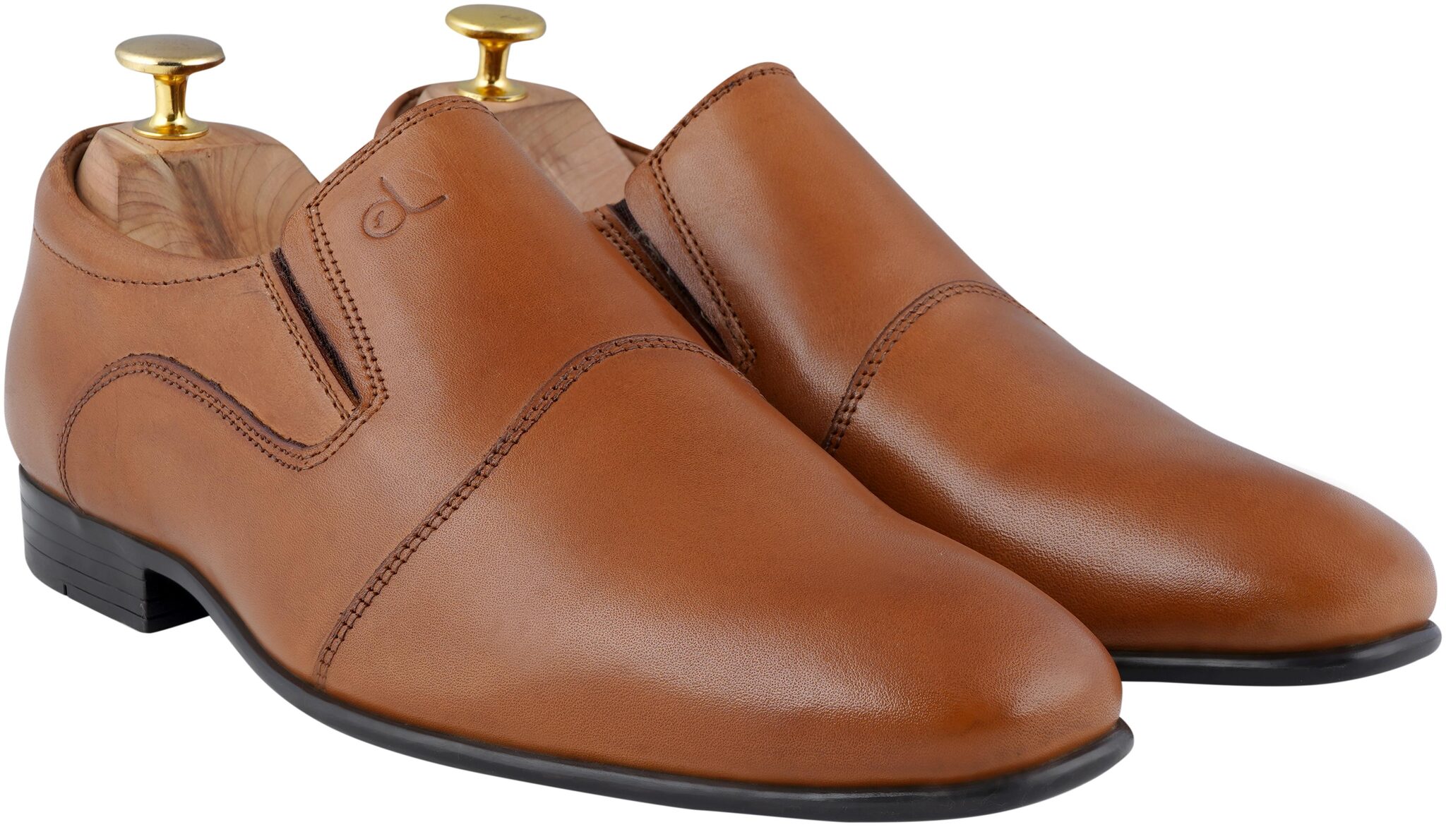 

CLOG LONDON Men Tan Slip-On Formal Shoes - 18020 TAN 9