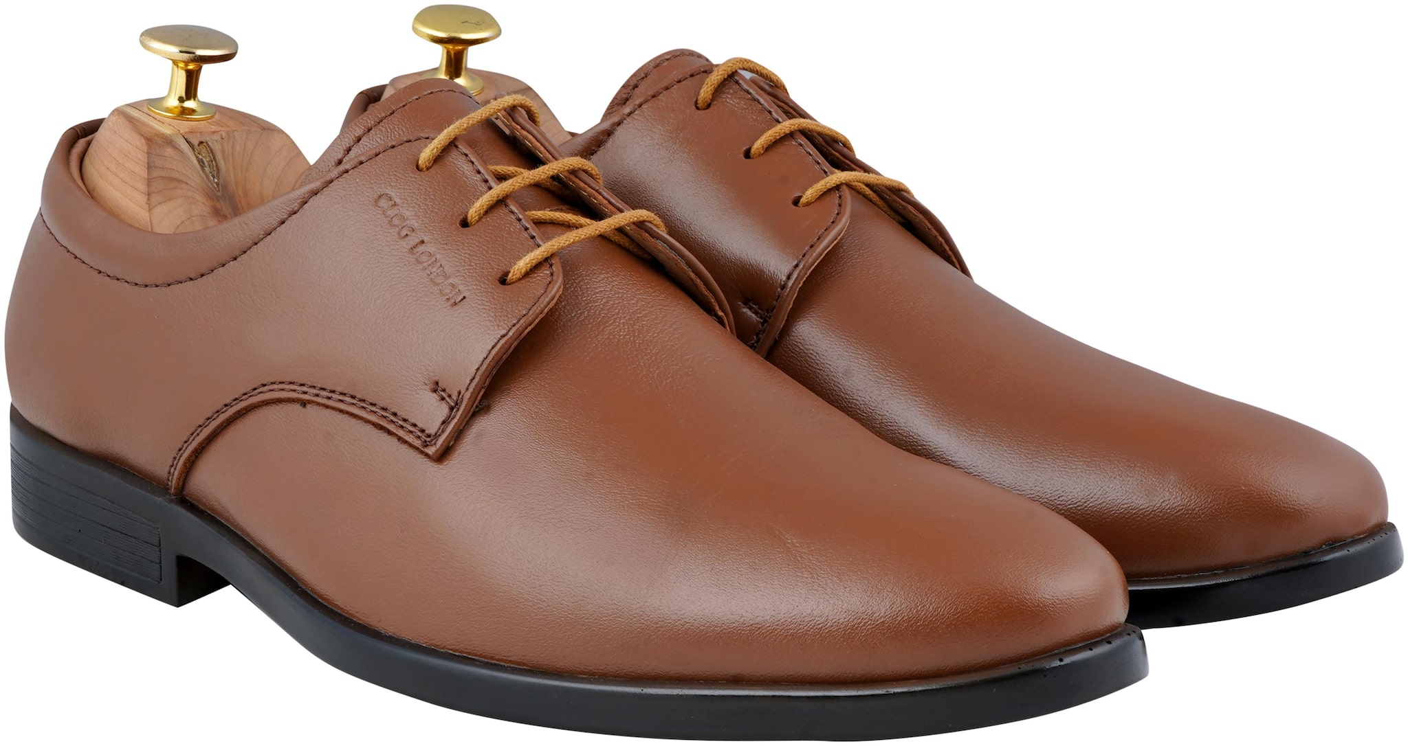 

CLOG LONDON Men Tan Derby Formal Shoes - 20011 TAN 8