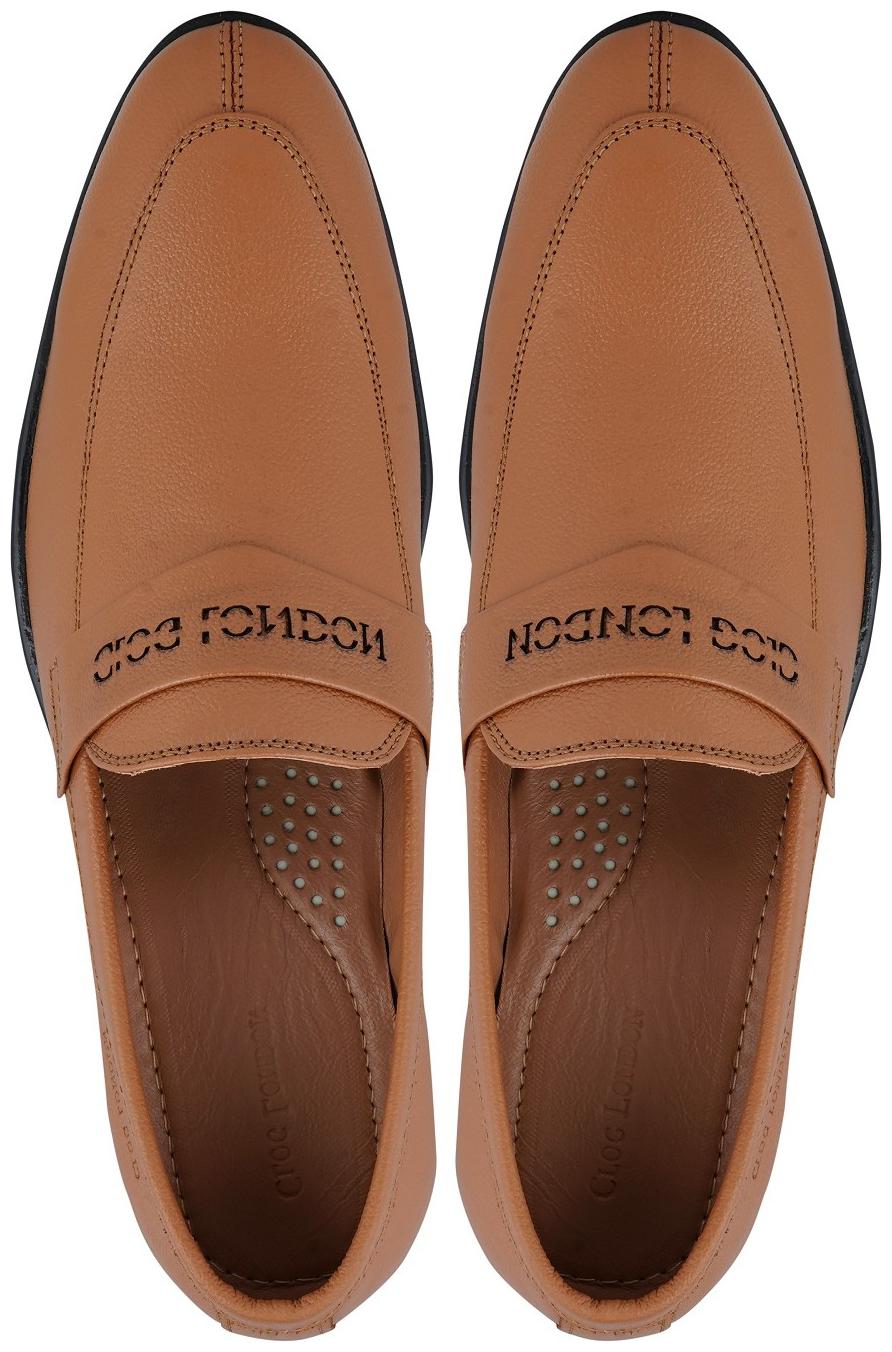 

CLOG LONDON Men Tan Loafers - CL20002