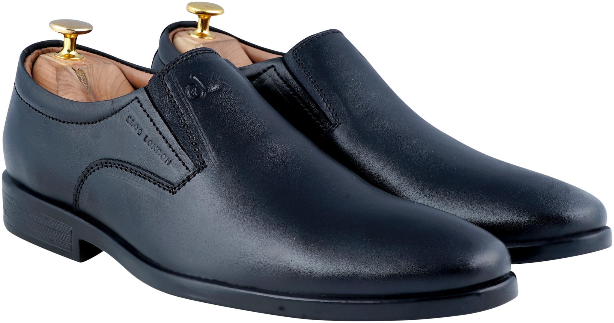 

CLOG LONDON Men Black Slip-On Formal Shoes - 20006 BK 7