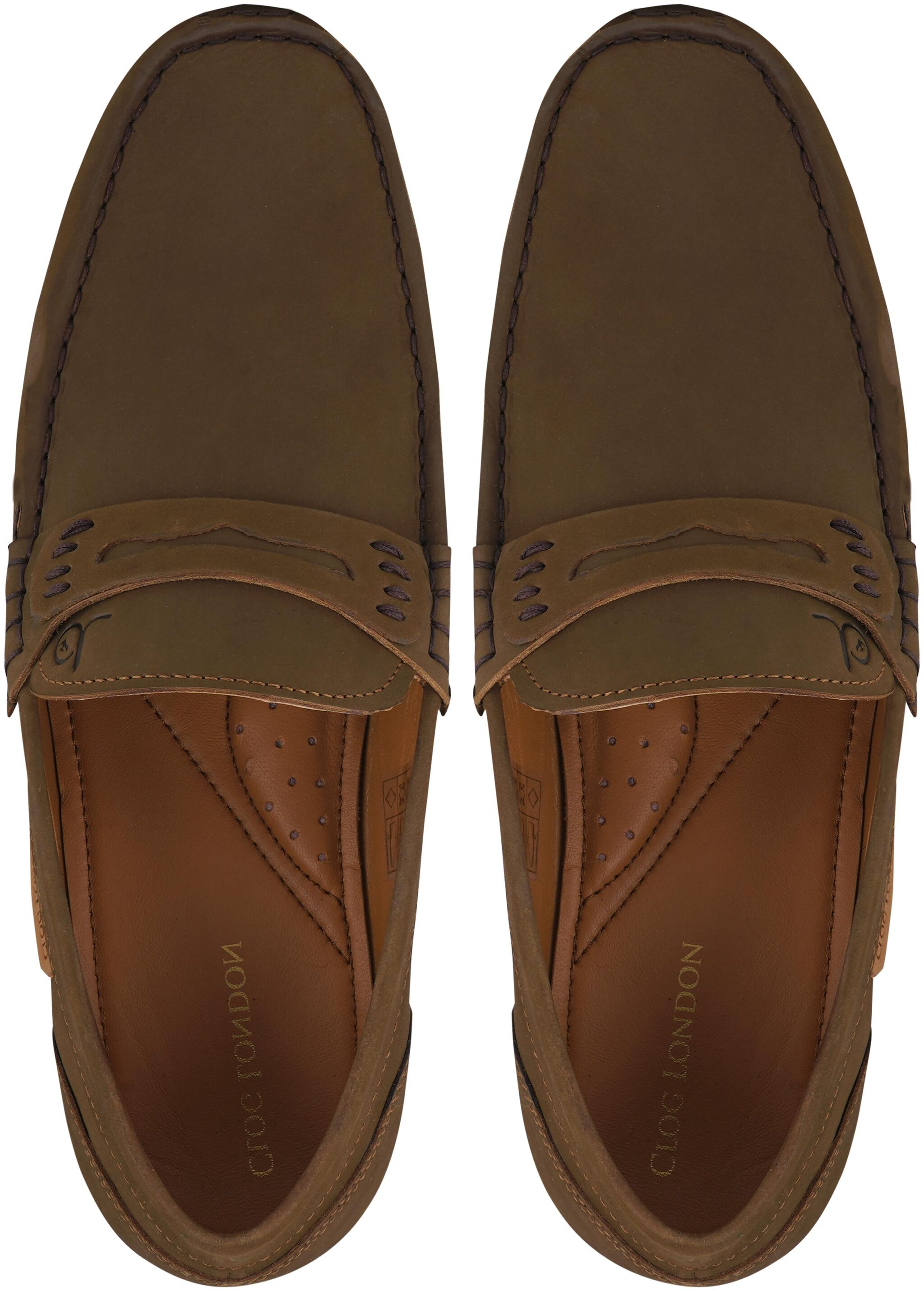 

CLOG LONDON Men Green Loafers - CL19012