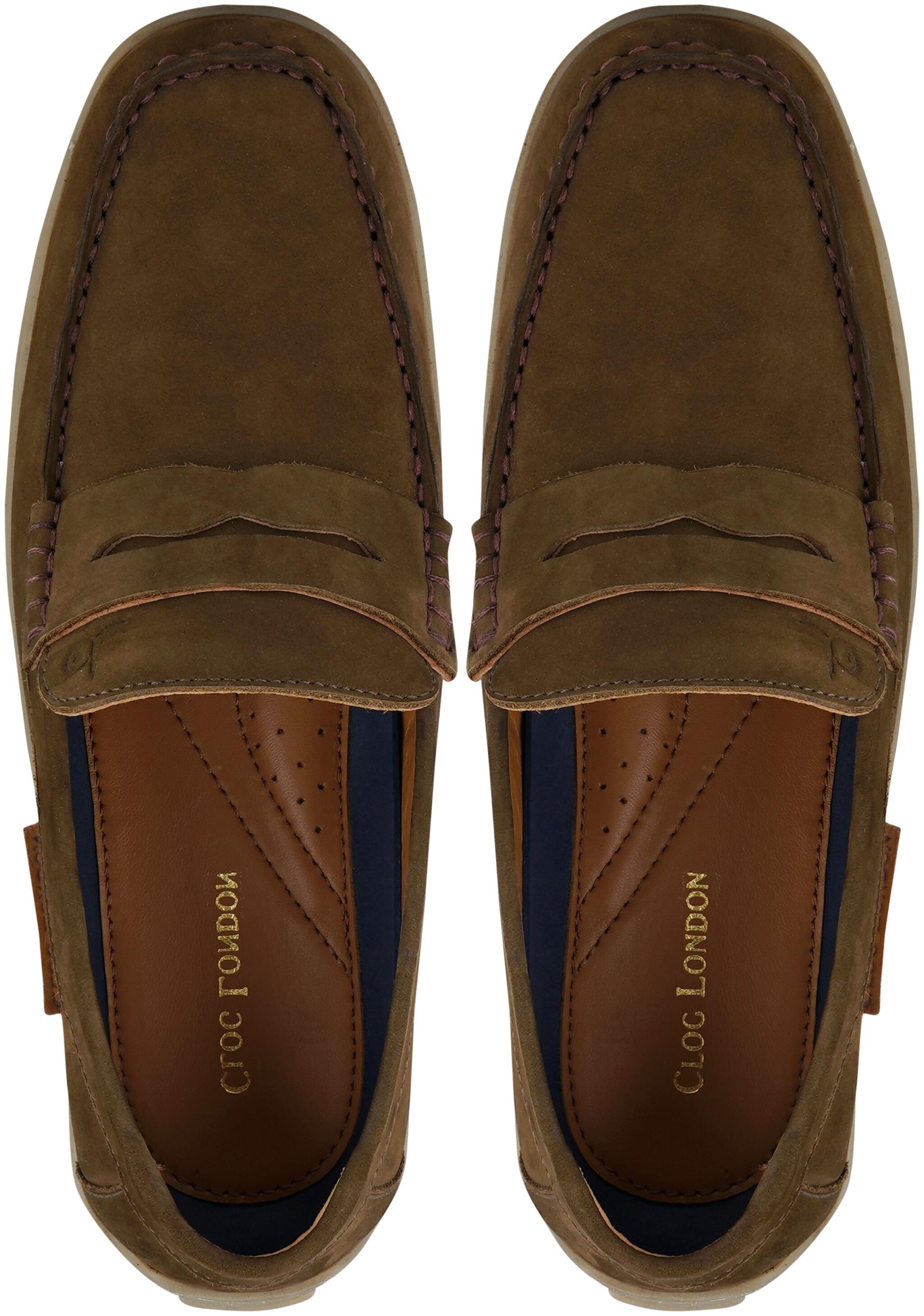 

CLOG LONDON Men Green Loafers - CL19013