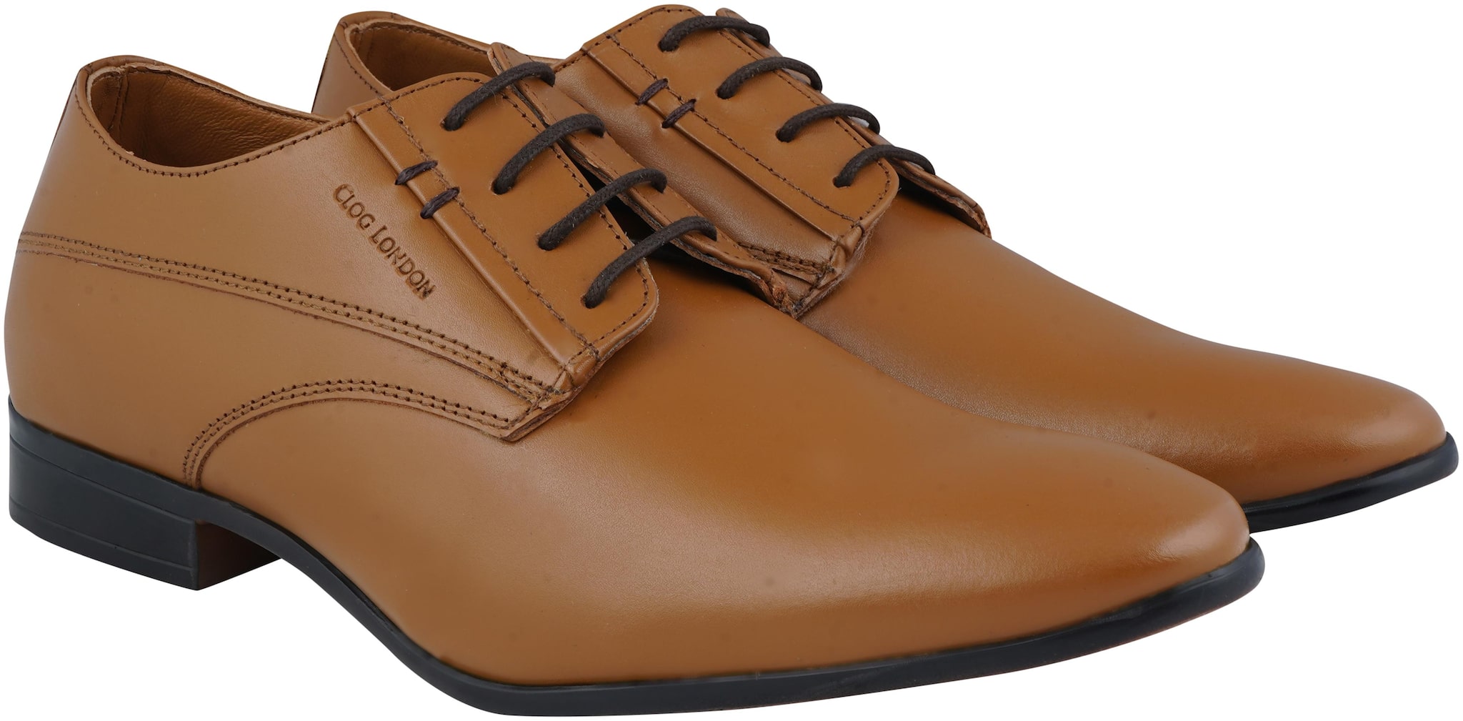 

CLOG LONDON Men Tan Derby Formal Shoes - 18015 TAN 8