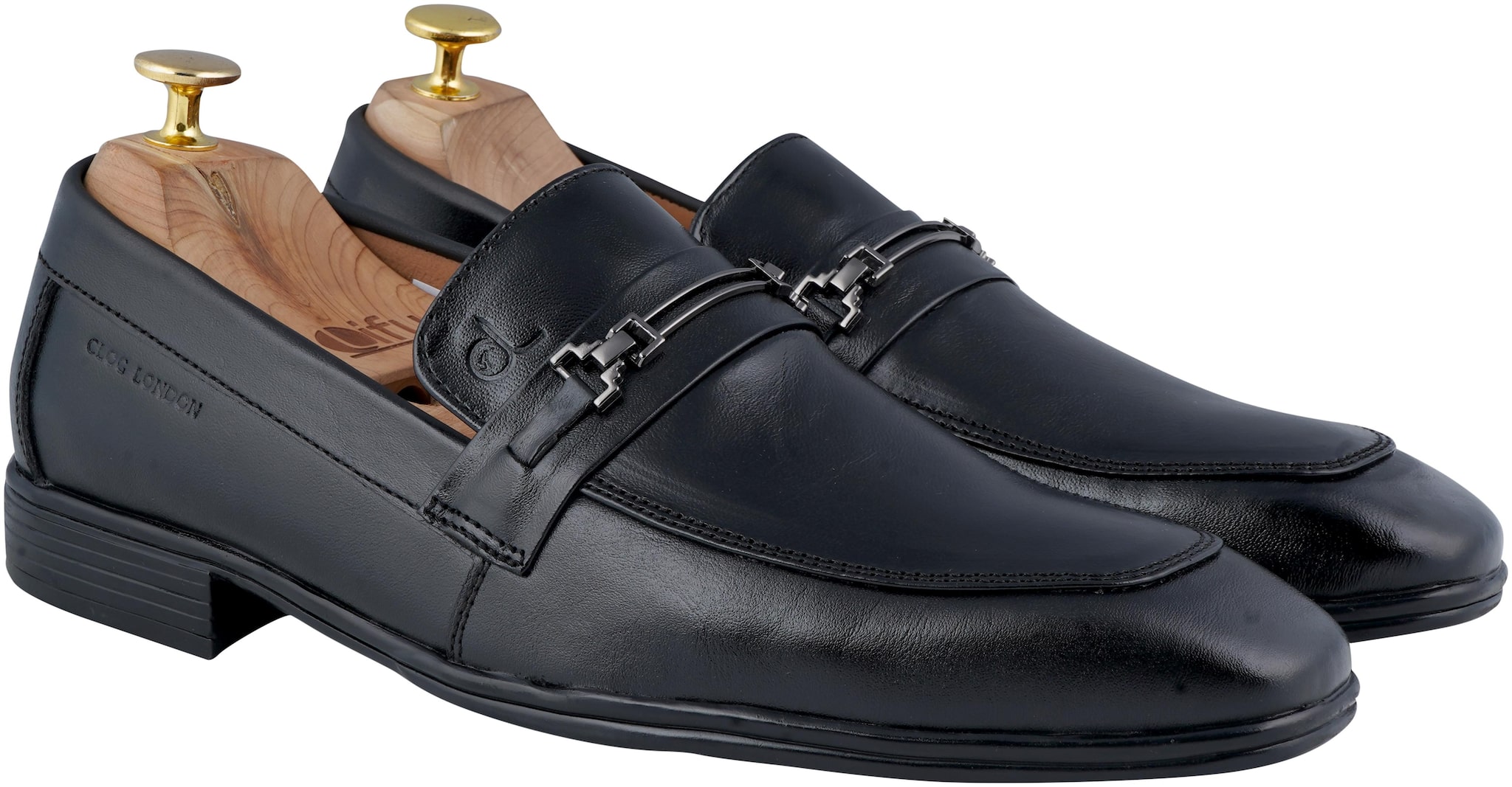 

CLOG LONDON Men Black Slip-On Formal Shoes - 20005 BK 9