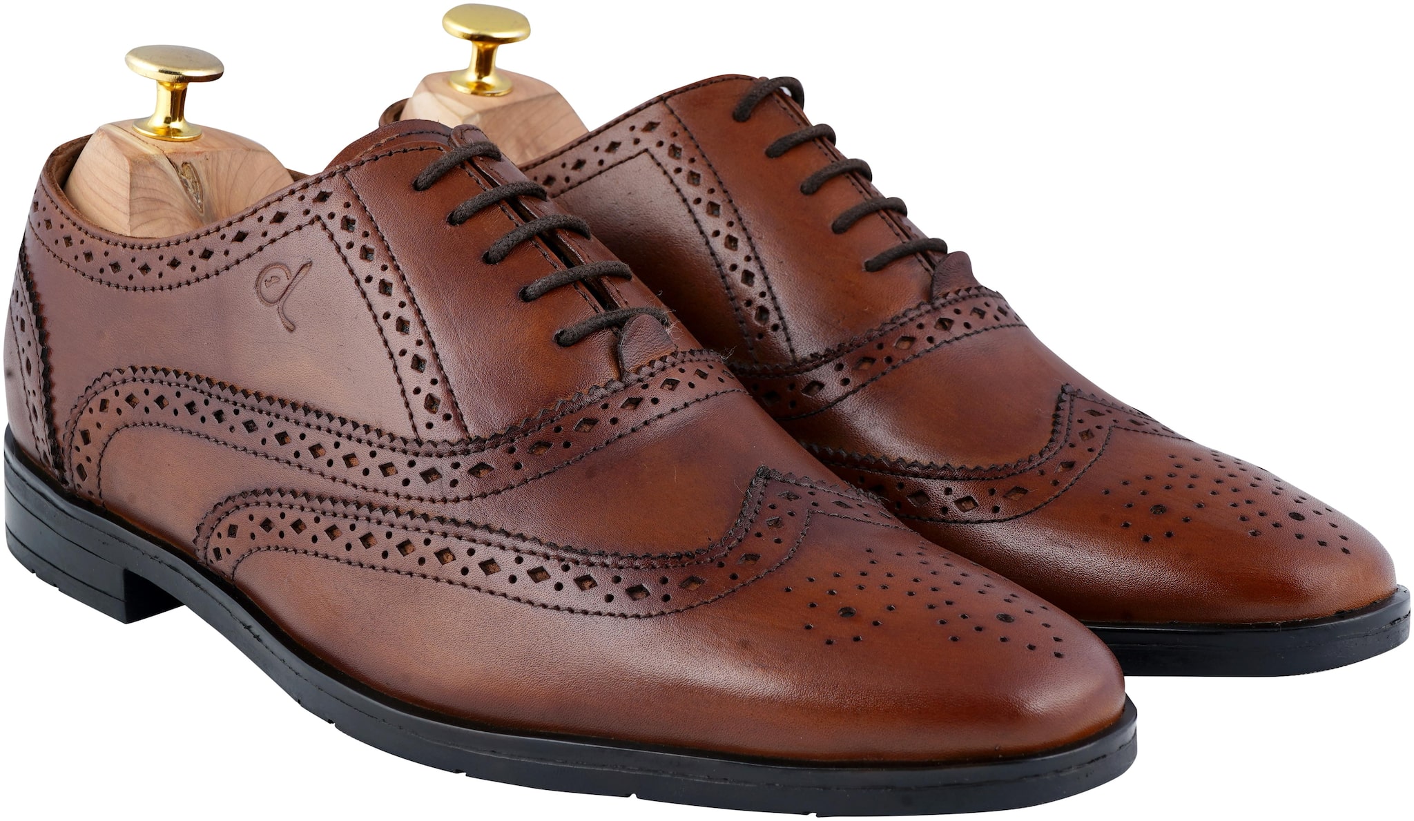 

CLOG LONDON Men Brown Brogues Formal Shoes - 18017 BROWN 8