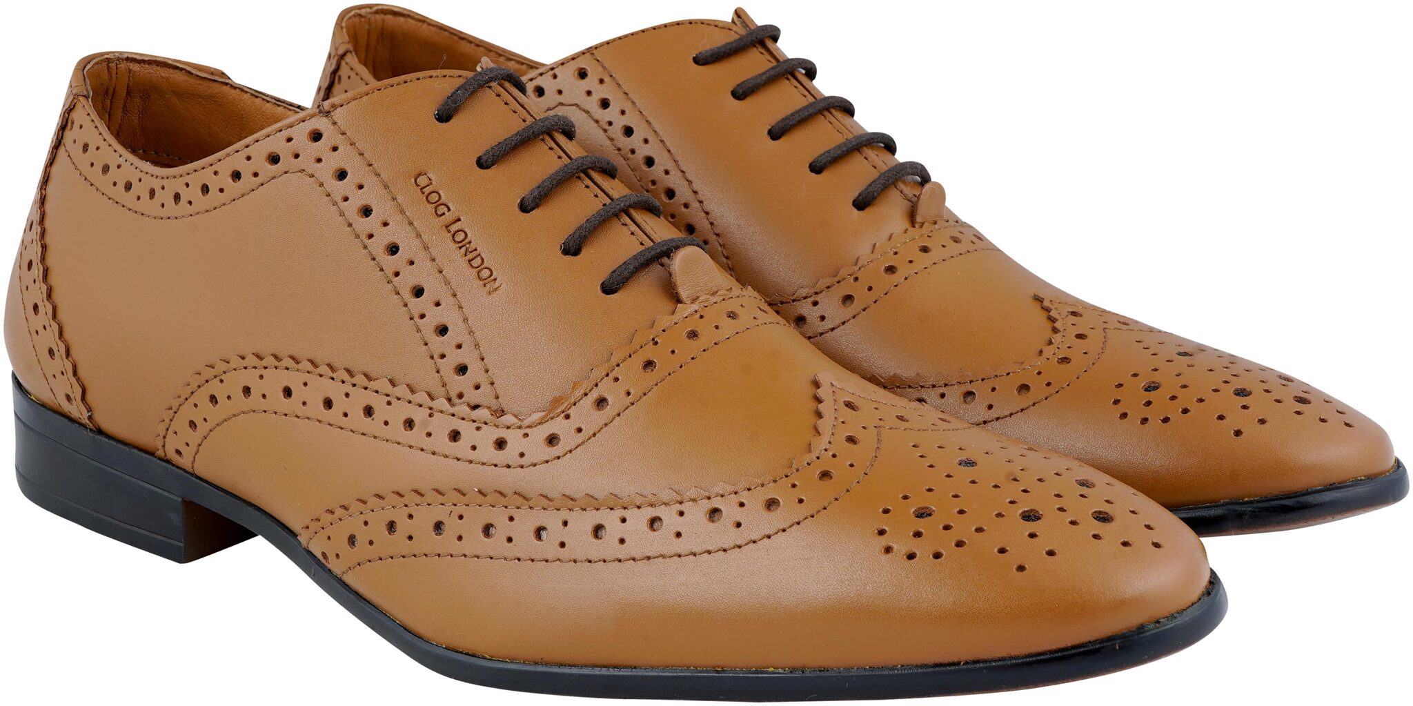 

CLOG LONDON Men Tan Brogues Formal Shoes - 18016 TAN 8