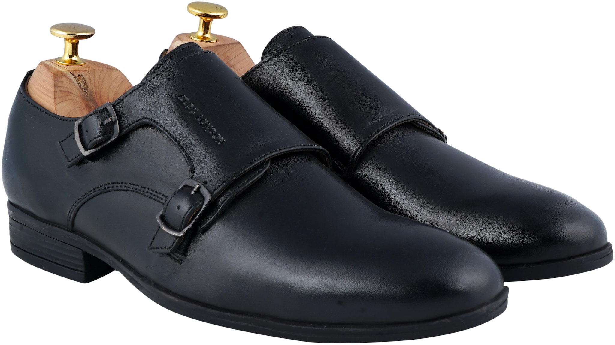 

CLOG LONDON Men Black Monk Shoes - 18024 BK 7