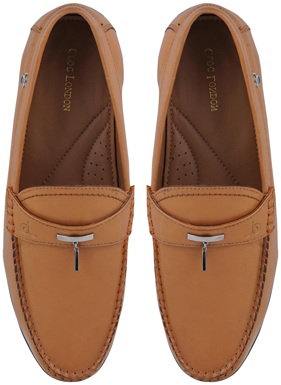 

CLOG LONDON Men Tan Loafers - CL20053
