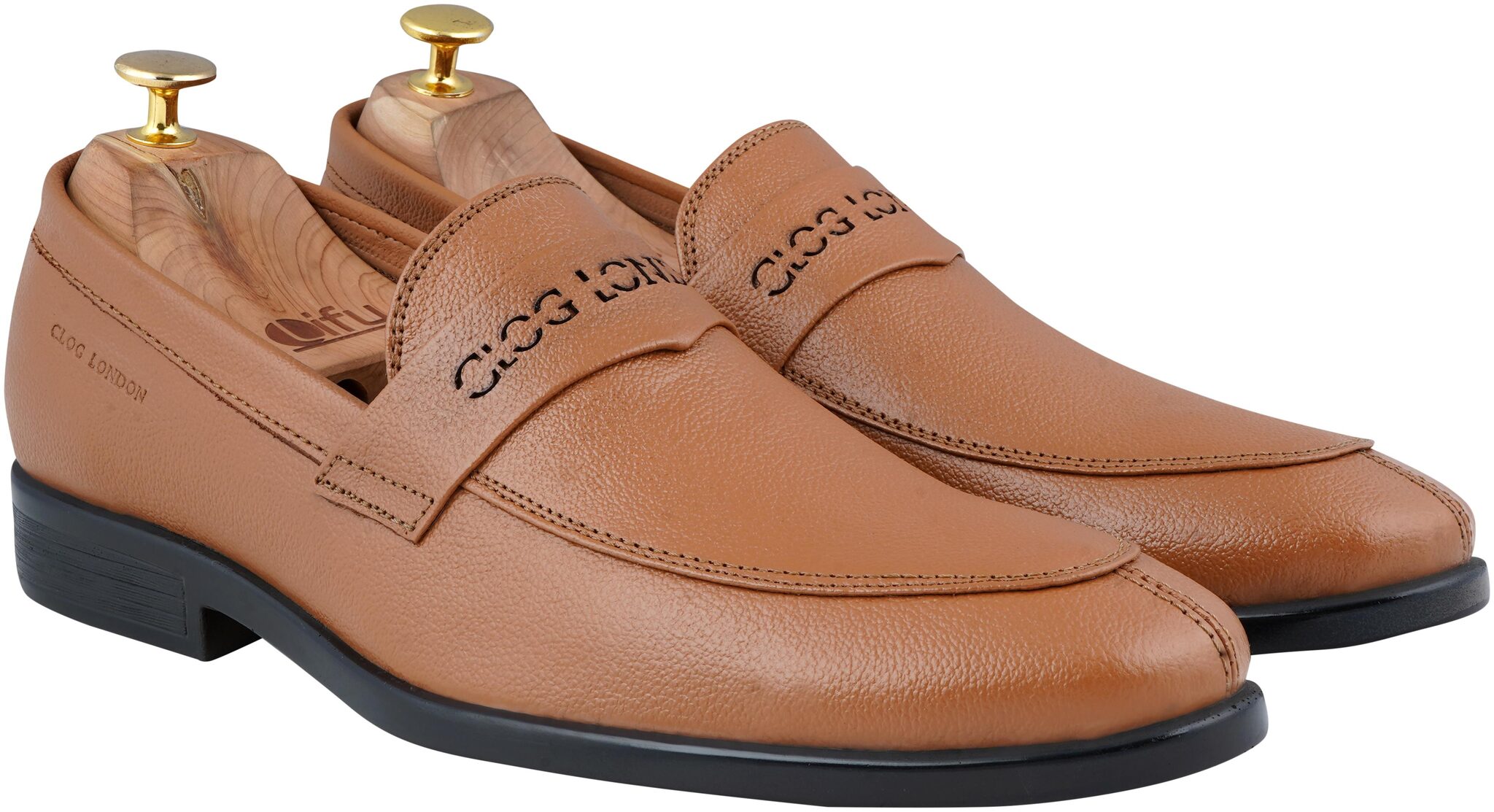 

CLOG LONDON Men Tan Slip-On Formal Shoes - 20002 TAN 8