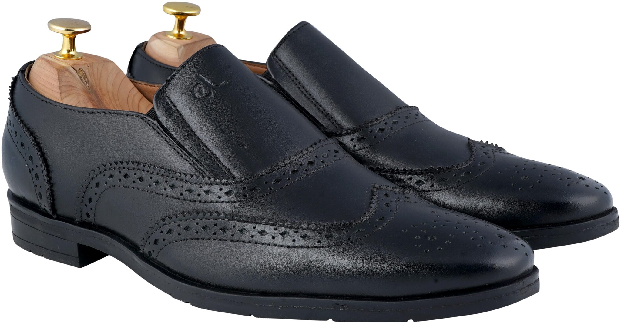 

CLOG LONDON Men Black Brogues Formal Shoes - 18021 BK 9