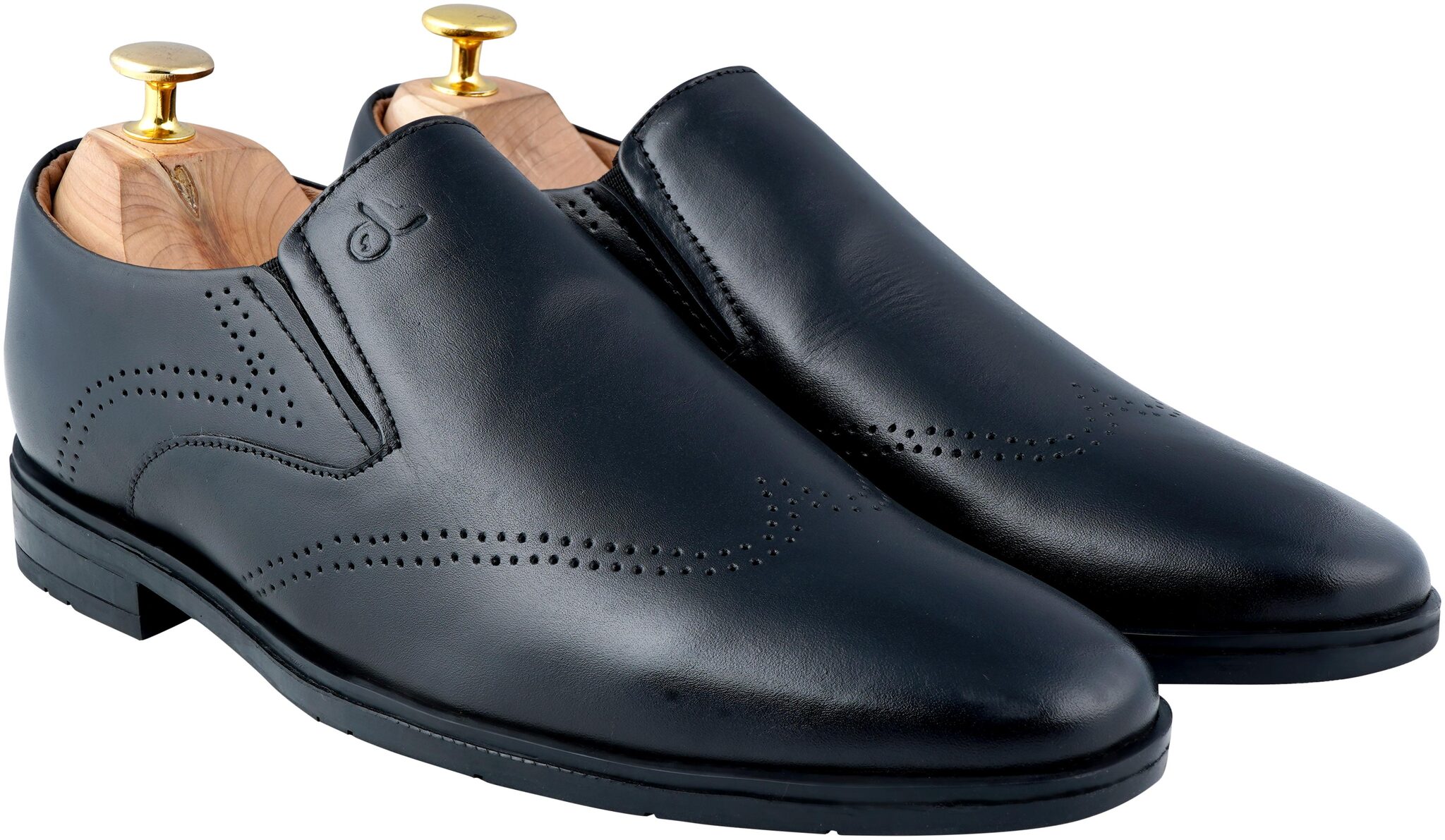 

CLOG LONDON Men Black Slip-On Formal Shoes - 18022 BK 5